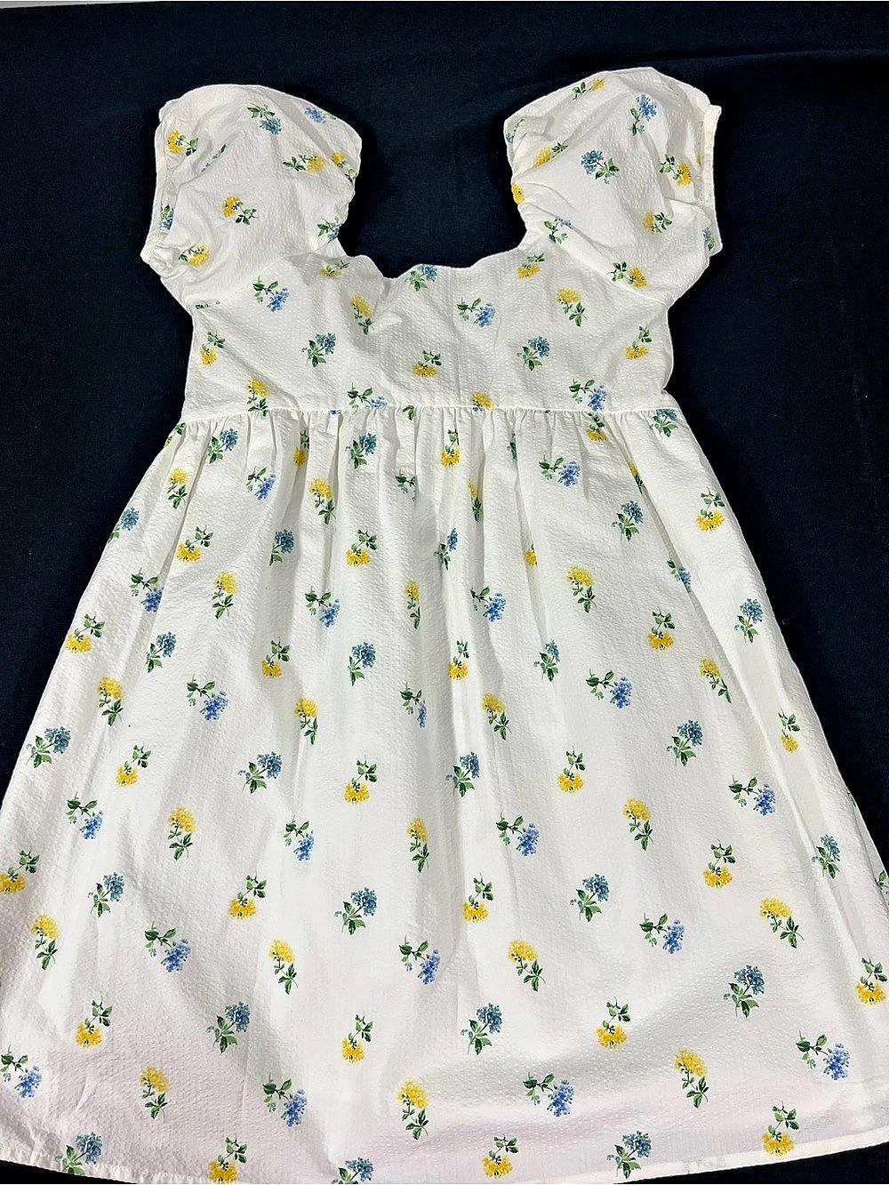 JanIe and Jack Floral Puff Sleeve Dress